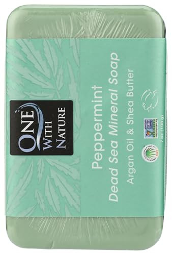 One With Nature Dead Sea Hemp Bar Soap 7 Oz