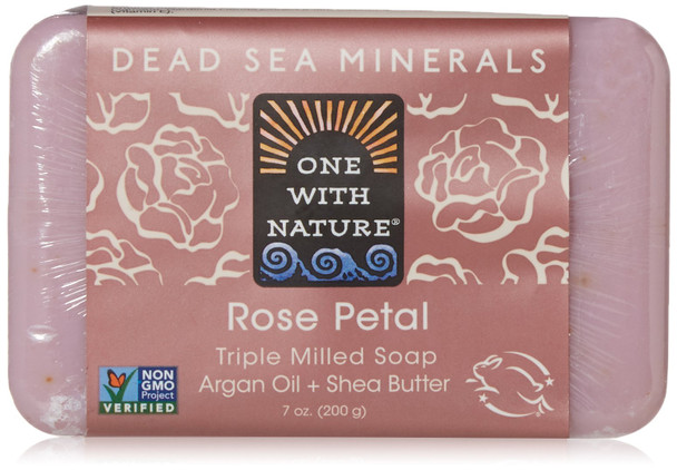 One With Nature Volcanic Mud Bar Soap 7 Ounces (Pack Of 3)