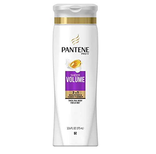 Pantene Pro-V 2 In 1 Shampoo & Conditioner Sheer Volume With Collagen 12.6 Ounce