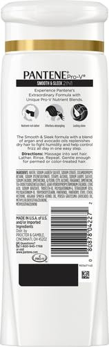 Pantene Pro-V Smooth & Sleek 2 In 1 Shampoo & Conditioner 12.6 Fl Oz(Packaging May Vary)