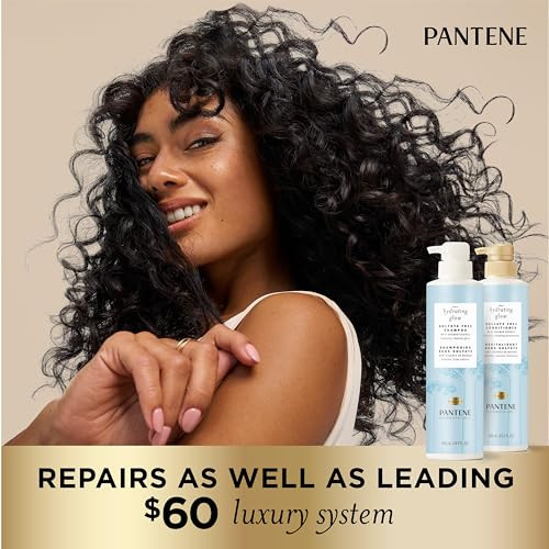 Pantene Nutrient Blends Hydrating Glow With Baobab Essence Sulfate- 14.9 Oz Shampoo 13.5 Oz Conditioner Intense Rescue Shot Treatment 0.5 Oz For Dry Hair