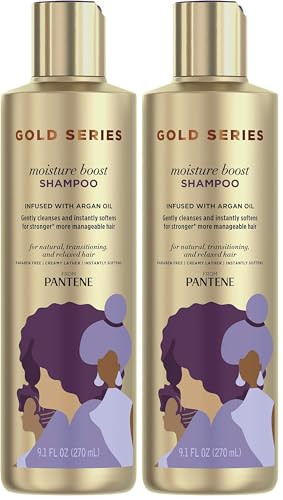 Pantene Prov Gold Series Boost Moisture Shampoo 9.1 Fl Oz