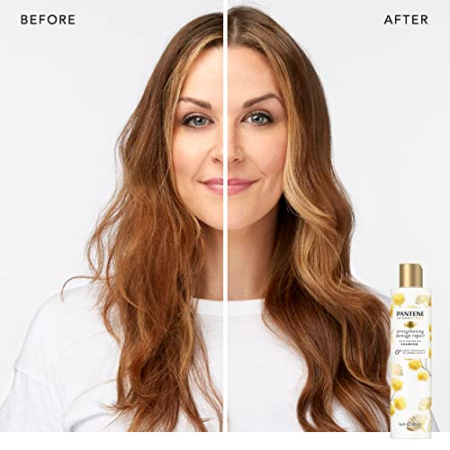 Pantene Sulfate  Shampoo Hair Strengthening Anti Frizz Damage Repair Shampoo With Castor Oil Safe For Color Treated Hair Nutrient Blends 9.6 Oz