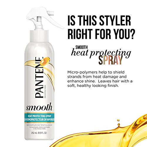 Pantene Smooth And Sleek Heat Protecting Spray For Hair 8.5 Fluid Ounce