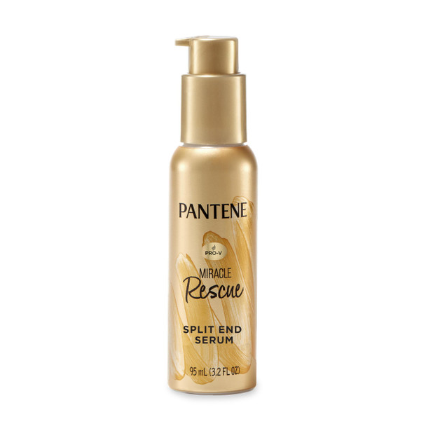 Pantene Hair Serum Split Ends Hair Treatment Hair Serum For Frizzy And Damaged Hair Miracle Rescue 3.2 Oz