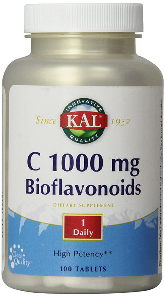 KAL C-1000 Tablets, 1000 mg, 100 Count