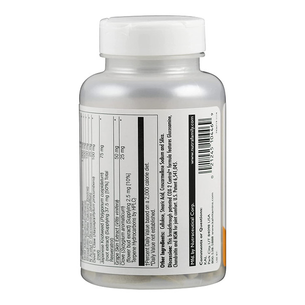 KAL Cox-2 Control Joint Formula Tablets, 60 Count