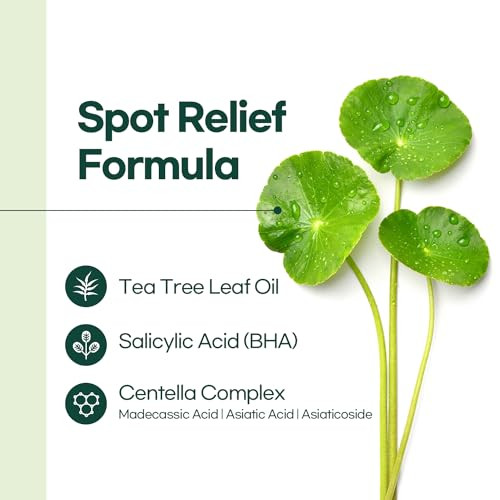 Petitfee Centella Clearing Spot Patch (115 Count) - Invisible Hydrocolloid Spot Relief Patches For Acne Cover Blemishes Pimples With Tea Tree Oil Salicylic Acid Spot Patch Beveling Patch 2 Size