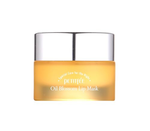 Petitfee Sleeping Lip Mask Sea Buckthorn Oil 0.53 Oz.  Day & Night Lip Balm Overnight Lip Mask Lip Treatment For Dry & Crack Lips Deep Moisturizing With Vitamin E Shea Butter 6 Phyto Oil Complex