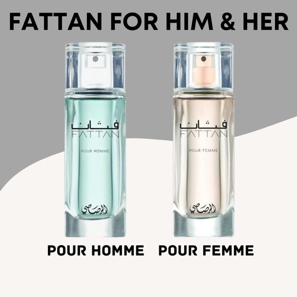 Rasasi Fattan Pour Homme For Men Eau De Parfum Spray 1.7 Ounce