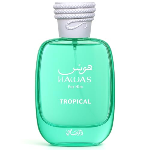 Rasasi Hawas Tropical Eau De Parfum Spray For Men 3.4 Ounce