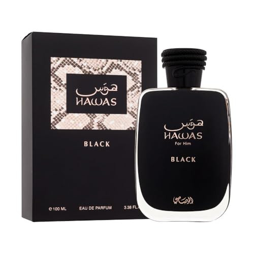 Rasasi Hawas Black Edp For Men 3.38 Fl Oz