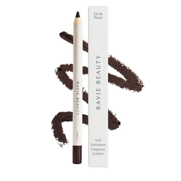 Ravie Beauty Soft Definition Longwear Eyeliner Pencil Ãƒ¢Ã¢Š¬Ã¢‚¬Å“ Soft Blendable Waterproof & Smudge-Resistant Eye Liner For Everyday Natural Look Ãƒ¢Ã¢Š¬Ã¢‚¬Å“ Vegan Cruelty- Clean Formula (Umber)