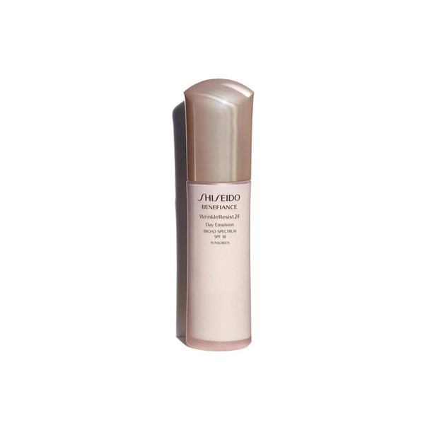 Shiseido SPF 18 Benefiance Wrinkle-Resist 24 Day Emulsion for Unisex, 2.5 Ounce