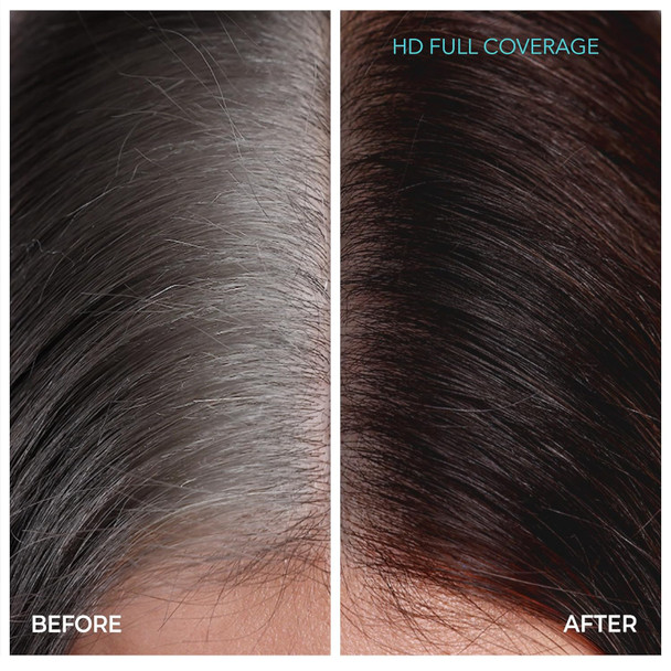 Red By Kiss Quick Cover Root Touch-Up Spray Waterproof & Smudge-Proof Gray Coverage Quick-Dry Formula With Jojoba Oil Lightweight & Travel-Friendly (Darkest Brown 2Oz)