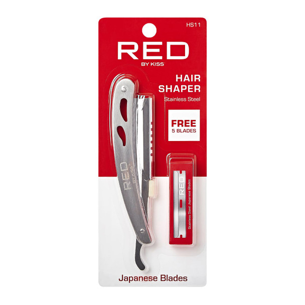 Red By Kiss Stainless Steel Hair Saper Shaving Razor Blades Edge Trimmer Hair Removers For Men Blades Hair Shaver (Hair Shaper)