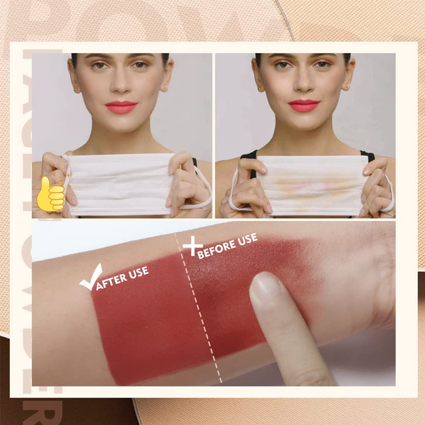 Sace Lady Face Powder Waterproof Sets Makeup Controls Shine Smooth Fine Lines For Flawless Lightweight Finish Long Lasting Matte Compact Setting Powder Cosmetics Cruelty- 0.35Oz (#01)