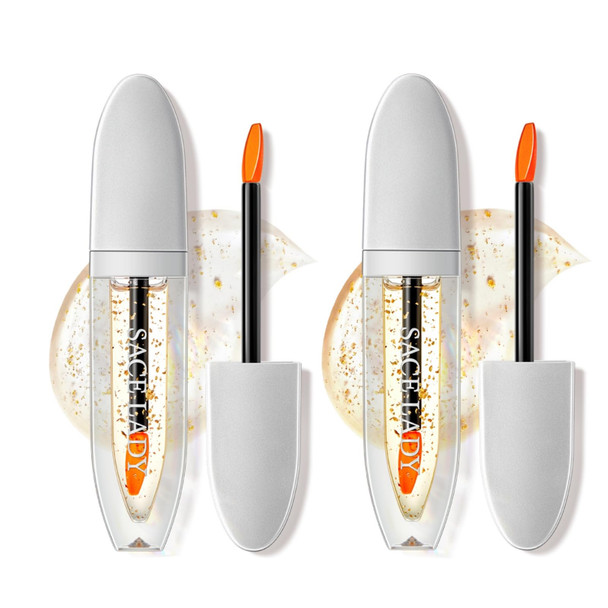 Sace Lady Tinted Lip Oil Set Hydrating Lip Glow Oil For Women Non-Sticky Moisturizing Nourishing Lip Plumping Serum