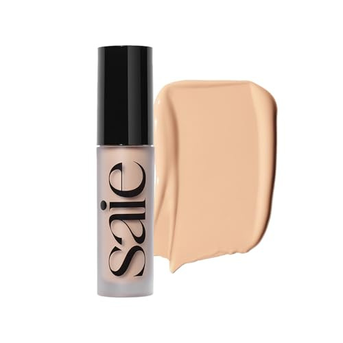 Saie Slip Tint Radiant Cream Concealer & All-Over Face Makeup - Concealer For Dark Circles Redness & Blemishes - Lightweight Makeup Made With Hydrating Hyaluronic Acid - Shade 5 (0.17 Oz)