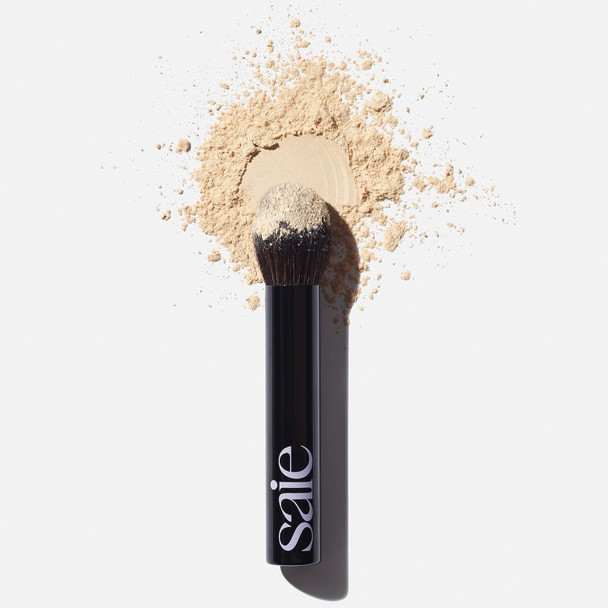 Saie The Big Liquid Foundation Brush - Soft Multi-Use Makeup Brush For Buffing Blending & Building - Made With Cruelty- Synthetic Bristles & Creates A Seamless Finish (1 Count)