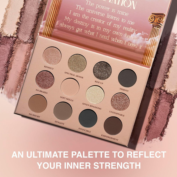Selestia Beauty Nude Eyeshadow Palette Her Majesty Ãƒ¢Ã¢Š¬Ã¢‚¬Å“ 12 High Pigment Blendable Shades Ãƒ¢Ã¢Š¬Ã¢‚¬Å“ Long-Lasting & Smudge-Proof Ãƒ¢Ã¢Š¬Ã¢‚¬Å“ Matte Satin Shimmer & Glitter Finishes Ãƒ¢Ã¢Š¬Ã¢‚¬Å“ 0.47 Oz