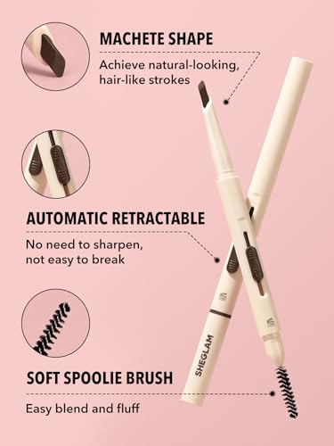 Sheglam Better Brows Long Lasting Eyebrow Pencil Dual Waterproof-Espresso