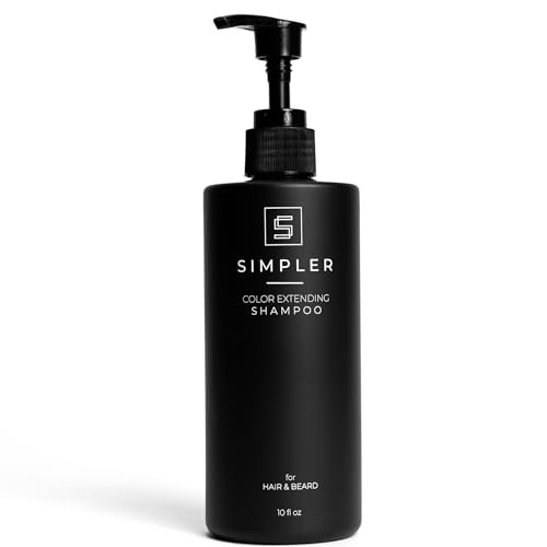 Simpler Hair Color Kit For Men (Medium Brown) & Sweet Agave Scented Color-Safe Shampoo Ãƒ¢Ã¢Š¬Ã¢‚¬Å“ Ammonia- Dye For 100% Gray Coverage Nourishing & Sulfate- For Longer-Lasting Color