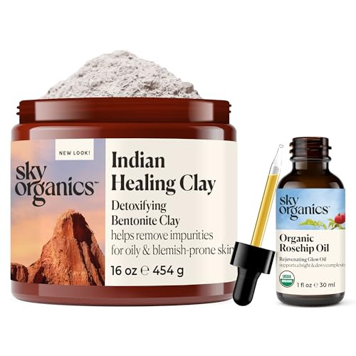 Sky Organics Rosehip Oil & Indian Healing Clay
