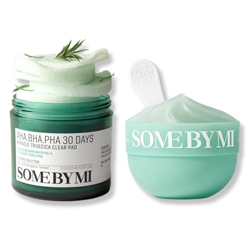 Some By Mi Pdrn Spirulina Soothing Sherbet Mask & Aha Bha Pha 30 Days Miracle Truecica Clear Pad