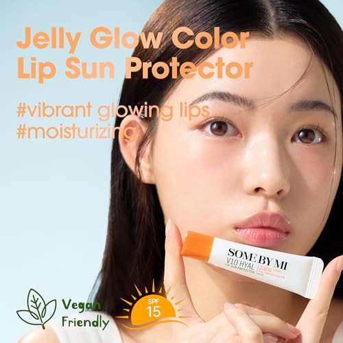 Some By Mi V10 Hyal Air Fit Sunscreen & 2Ea Lip Sun Protector Clear