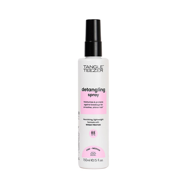 Tangle Teezer Detangling Spray For Fine & Medium Hair - Moisturises Nourishes Strengthens - Made With Wheat Protein - Vegan & Cruelty  Gentle & Quick Detangling