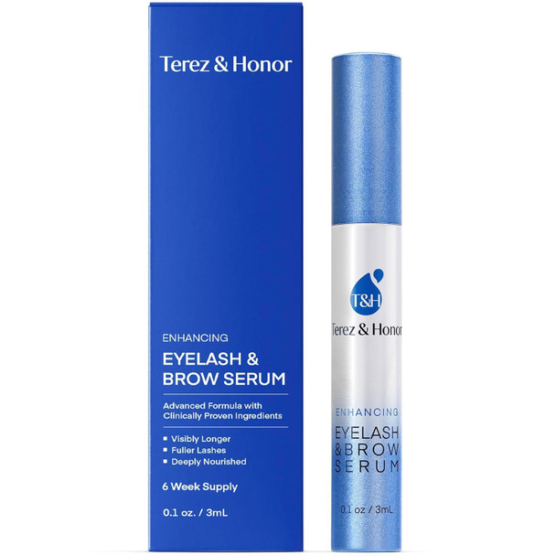 Terez & Honor Advanced Enhancing Eyelash And Eyebrow Serum (Eyelash Serum - 2 Pack)