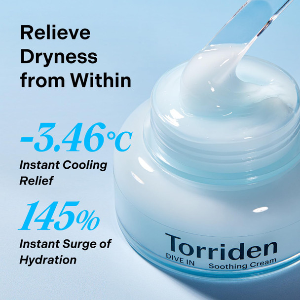 Torriden DIVE IN Hyaluronic Acid Soothing Cream 100ml (3.38 fl. oz)