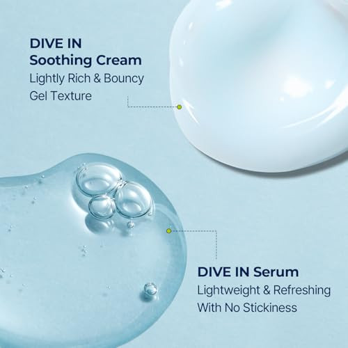 Torriden Dive In Serum 1.69 Fl.Oz. + Soothing Cream (Tube) 3.38 Fl.Oz.  Hyaluronic Acid Care Set  Deep Hydrating Skin Care To Get Glass Skin