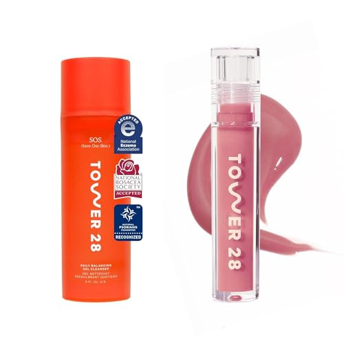 Tower 28 Shineon Milky Lip Jelly Pistachio Sos Gel Cleanser + Makeup Remover For Sensitive Skin 150 Ml