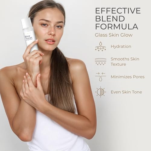 Valitic Rice Toner - 75 Rice Extract Milky Toner For Face With Niacinamide Heartleaf Witch Hazel And Chamomile Essence - Facial Glass Skin Hydrating Skin Care - 200 Ml 6.76 Fl Oz