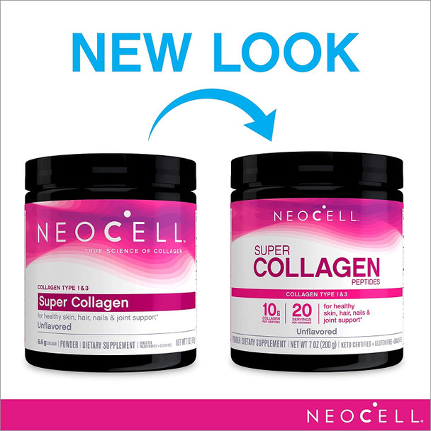Neocell Super Powder Collagen Type 1 & 3, 7 oz(2 Pack)