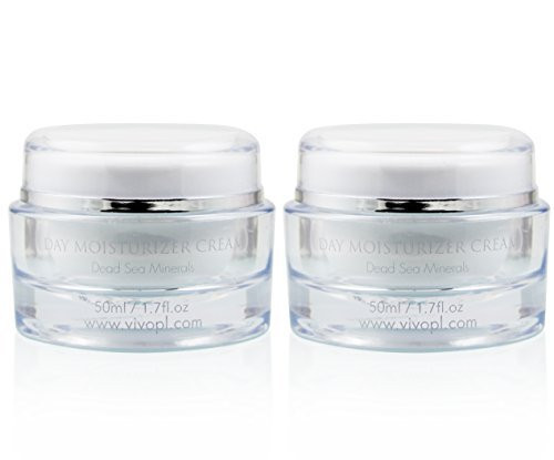 Vivo Per Lei Dead Sea Day Cream - Face Moisturizer For Women - Moisturizing Hydrating Non Greasy - 3.4 Fl. Oz. - Pack Of 2