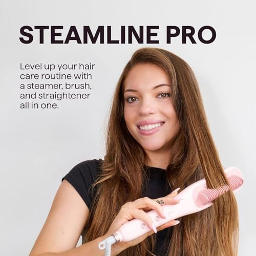Wavytalk Steamlin Pro Steam Straightener Brush Wavytalk Sleek Sweep Ionic Hair Dryer Blac