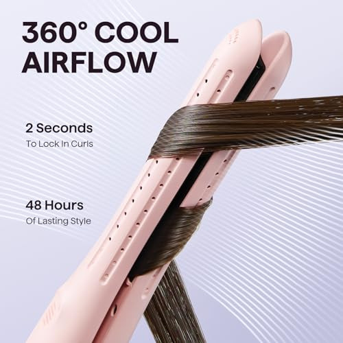Wavytalk 1 Inch Negative Ion Hair Straightener And Cool Curl Penci Lairflow Styler