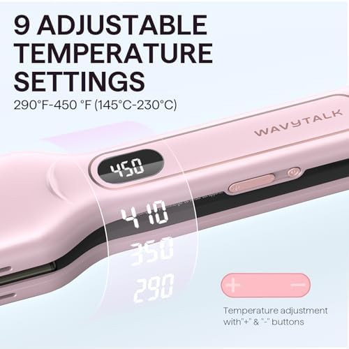 Wavytalk Wet To Straight Hair Straightener And 3 In 1 Curling Wand Set