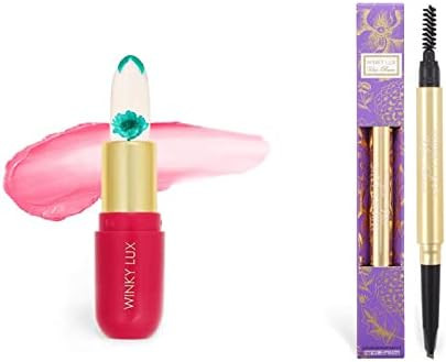 Winky Lux Flower Balm (Blue Flower) And Uni-Brow Universal Eyebrow Pencil