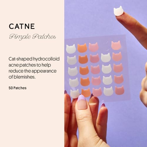 Winky Lux Catne Hydrocolloid Pimple Patches Ãƒ¢Ã¢Š¬Ã¢‚¬Å“ 36 Invisible Cat Shaped Acne Dots Hydrocolloid Protects Blemishes Treats Pimples & Calms Redness