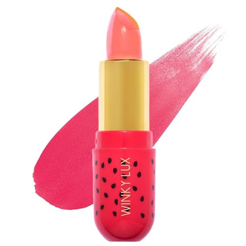 Winky Lux Watermelon Jelly Ph Lip Balm - Hydrating Lip Balm Natural Pink Tint With Ph Color Changing Moisturize & Soften Lips While Leaving Sheer Pink Tint With Watermelon Candy Scent