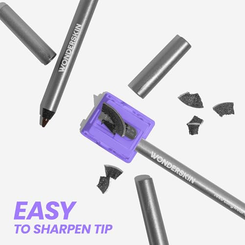 Wonderskin Eyeliner Pencil 1440 Longwear Blue Purple Eyeliner Pencil - Waterproof Sharpenable & Smudge Proof
