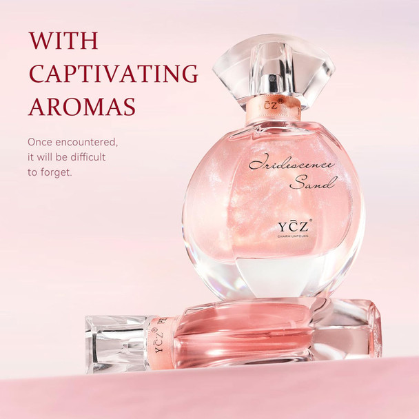 Ycz Golden Sands Women'S Perfume  Set - 3-Piece Floral Oriental Fragrance With Grapefruit Rose Notes50Ml & 15Ml Perfumescamellia Diffuser Stoneelegant  Boxlong-Lasting Sillage Unique