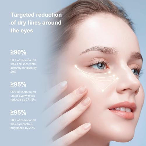 Ycz Electric Massage Eye Cream For Dark Circle Firm And Smooth Of Fine Lines Tired Eye Refreshment With Gentle Vibration For Anti-Wrinkle Firming Moisturizing