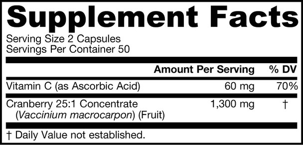 Jarrow Formulas Cran Clearance, Helps Maintain a Healthy Urinary Tract, 100 Caps