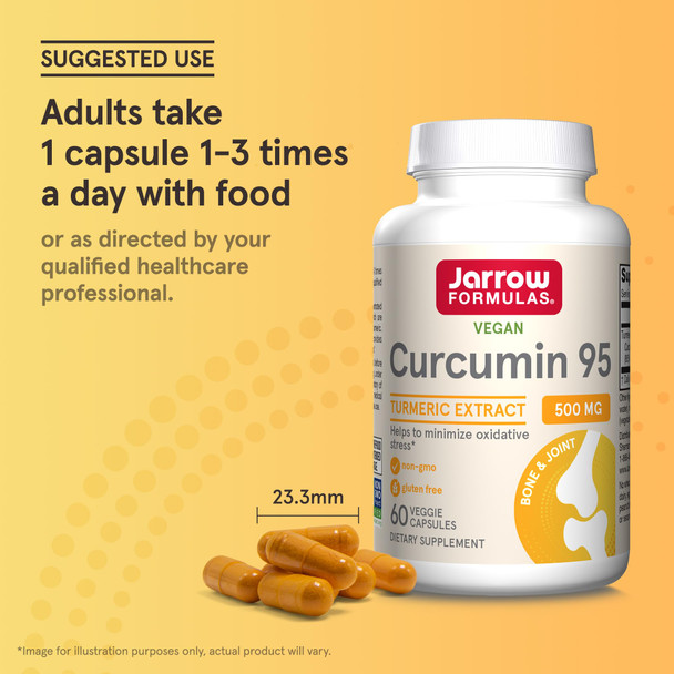 Jarrow Formulas Curcumin 95 500 mg - 60 Veggie Caps