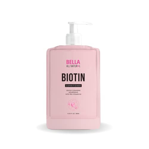 Bella All Natural Biotin Conditioner For Hair Growth - Thickening Deep Moisturizer Anti-Frizz